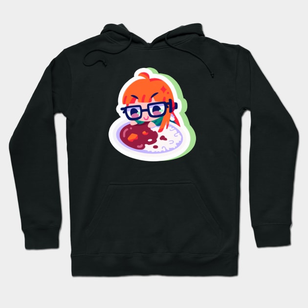 Futaba Sakura curry Hoodie by OkiComa